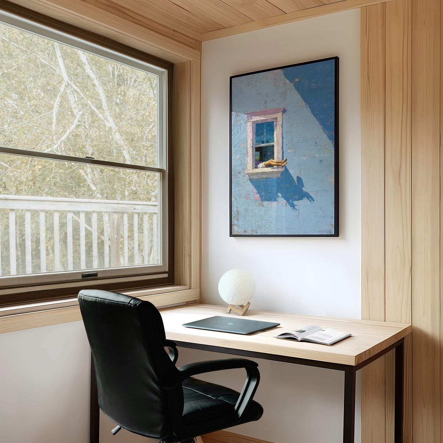 Azure Afternoon: Legs in Repose