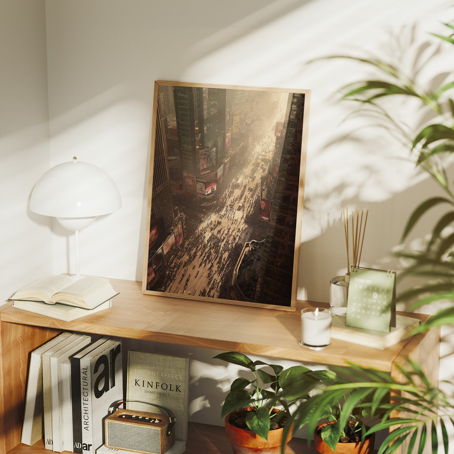 Golden Hour Metropolis: Shadows and Light