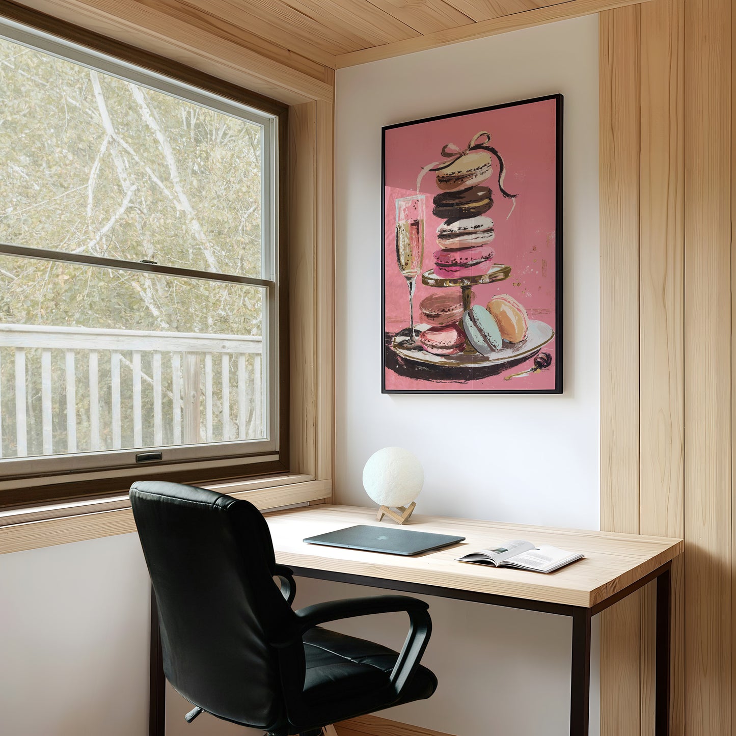 Champagne and Macarons: A Confectionary Tower