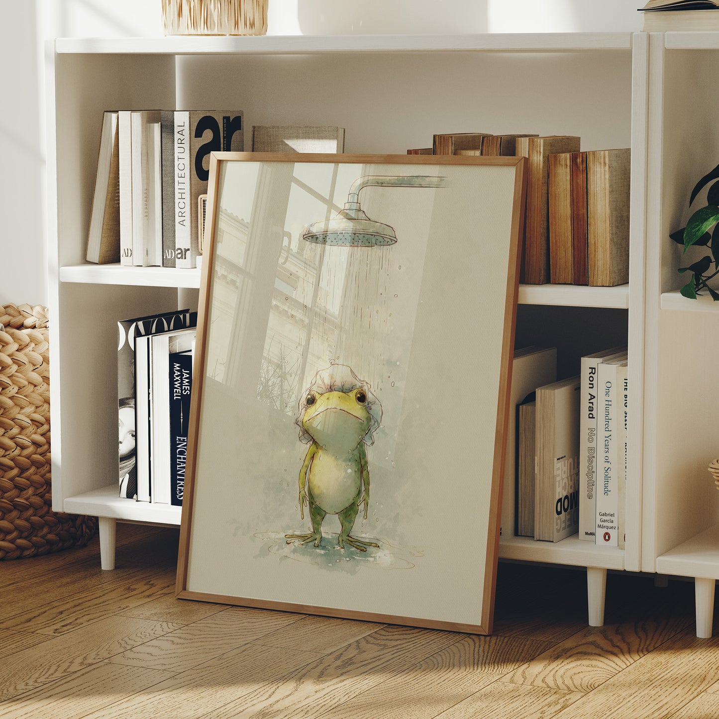 Reluctant Shower Toad's Morning Ritual