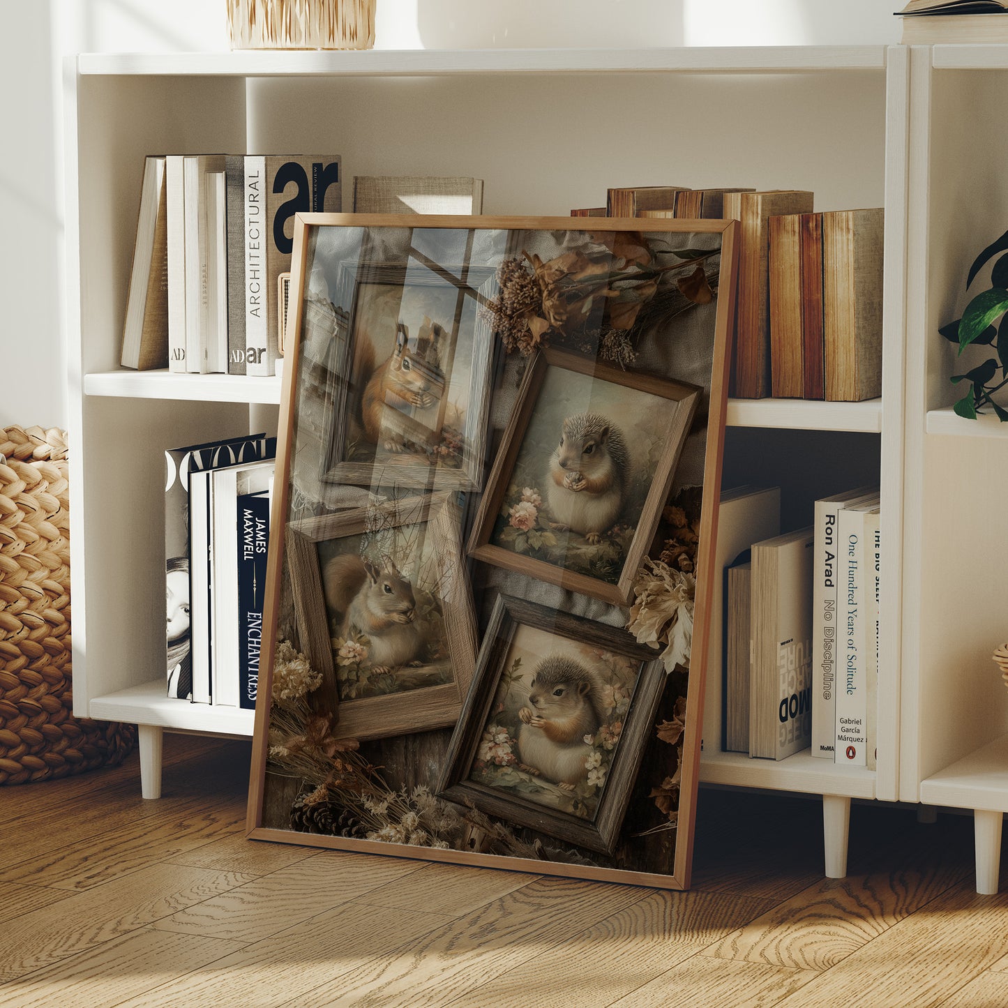 Woodland Portraits in Rustic Frames