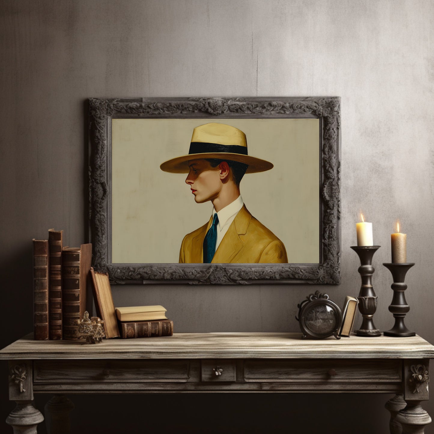 Golden Era Elegance In Profile