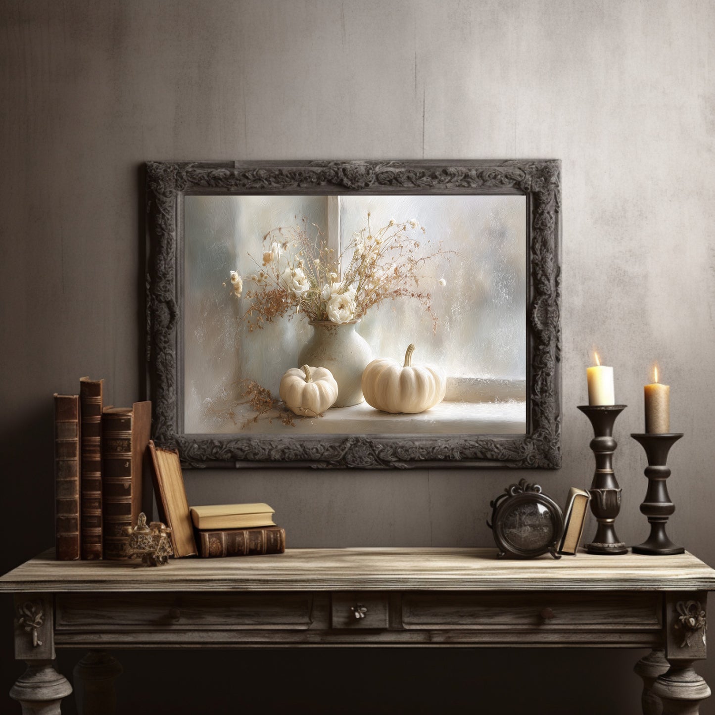 Ivory Dreams in Autumn Light