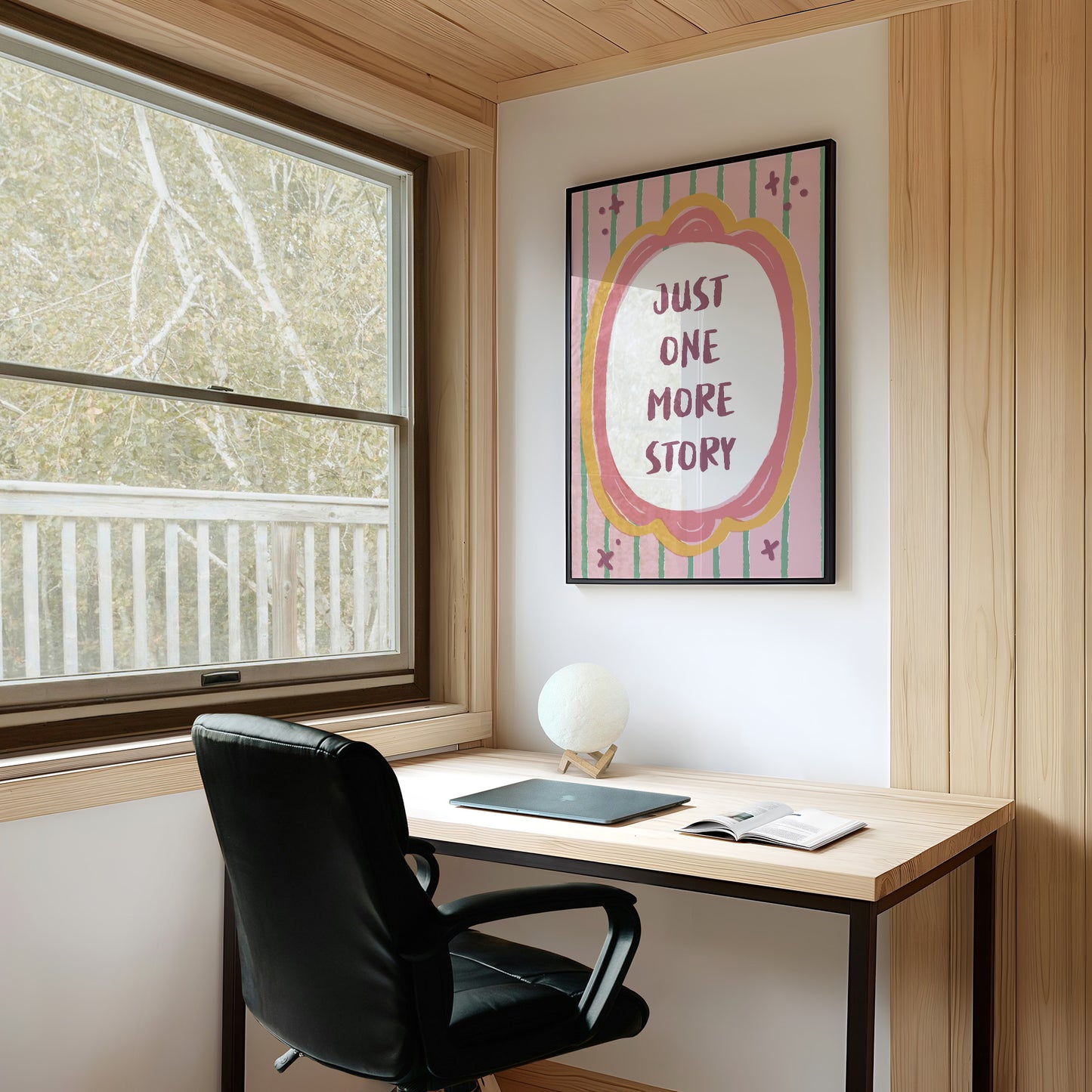 Bedtime Plea in Pastel Frame