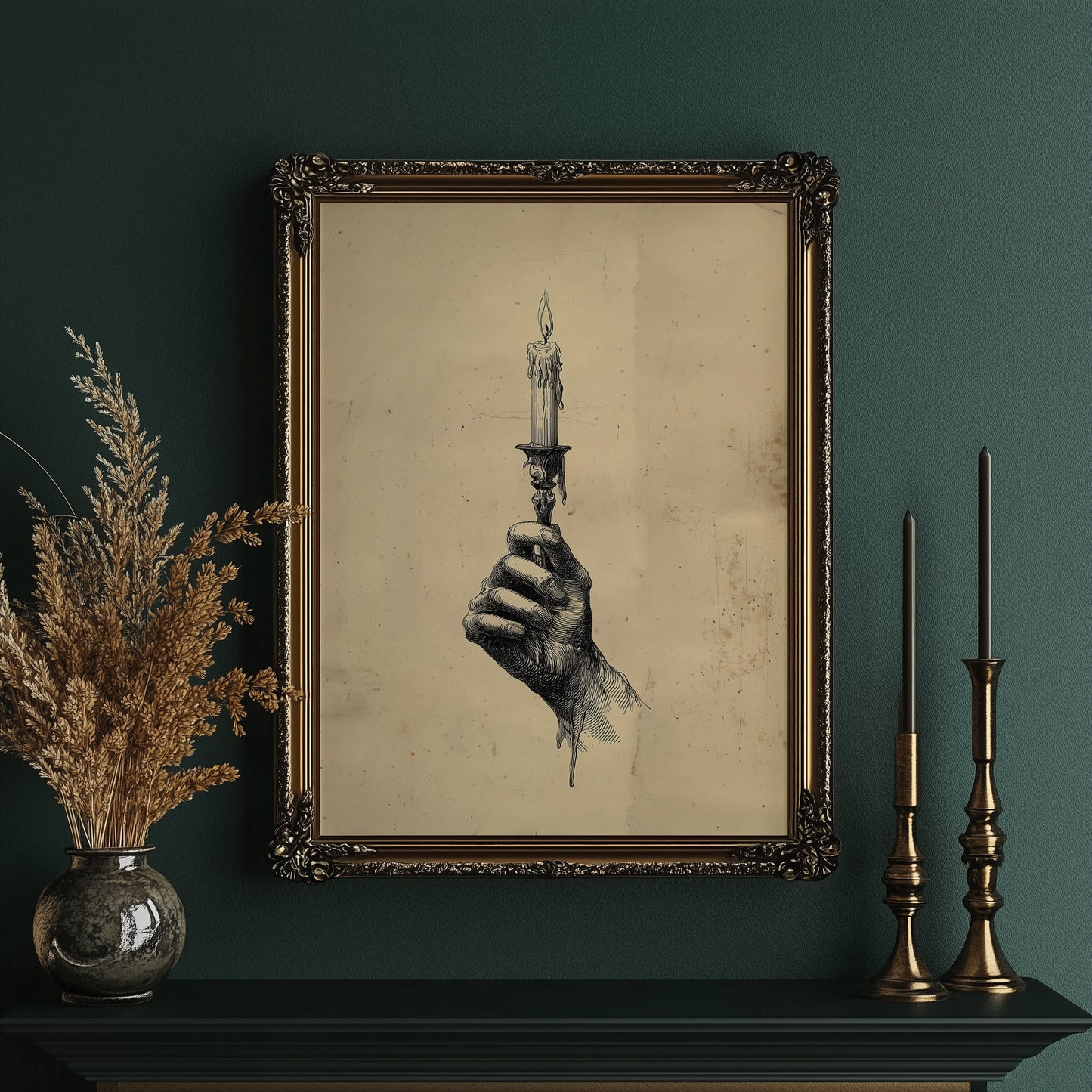 Hand Holds The Flickering Hour