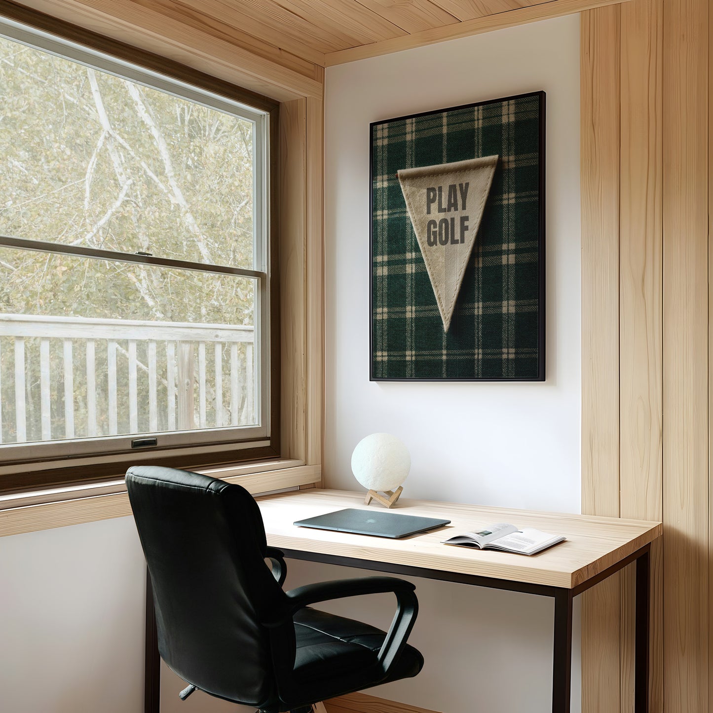 Pennant Hangs In The Clubhouse