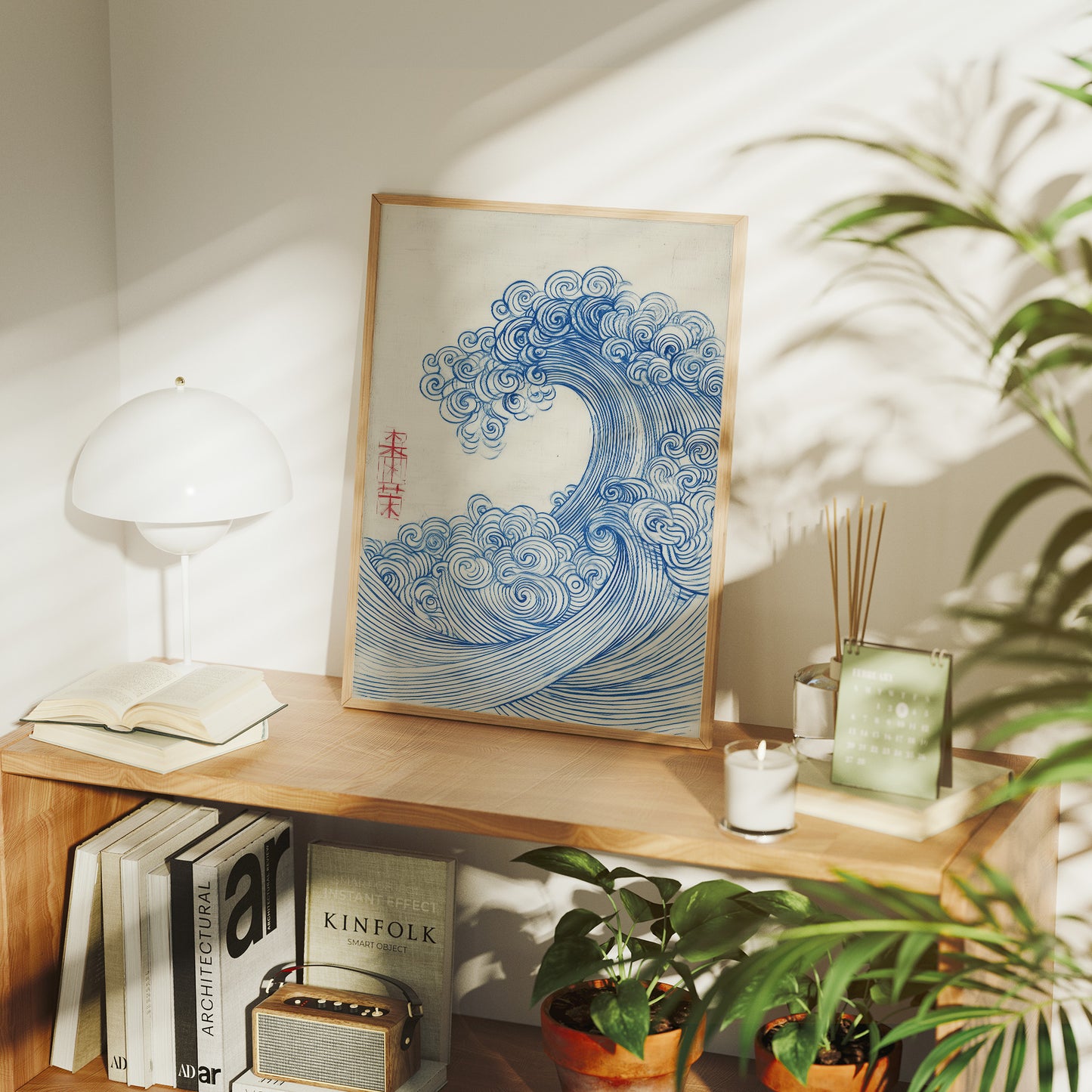 Ocean Spirits Dance In Blue