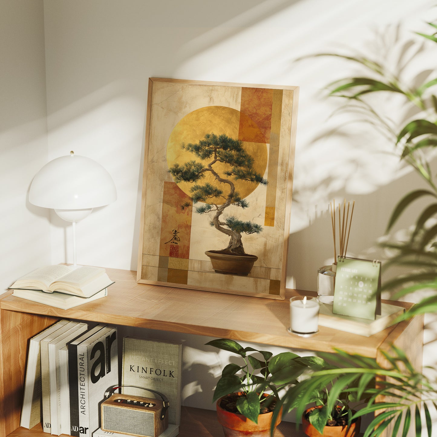 Bonsai Tales In Golden Hours