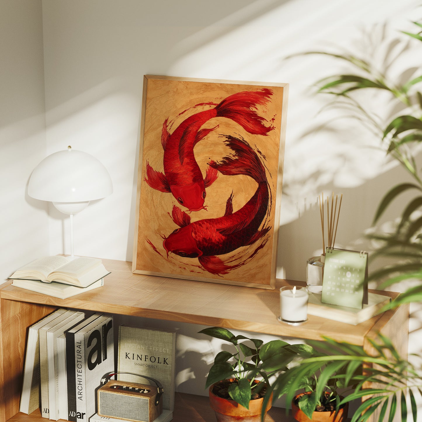 Crimson Koi Dance Ancient Tales