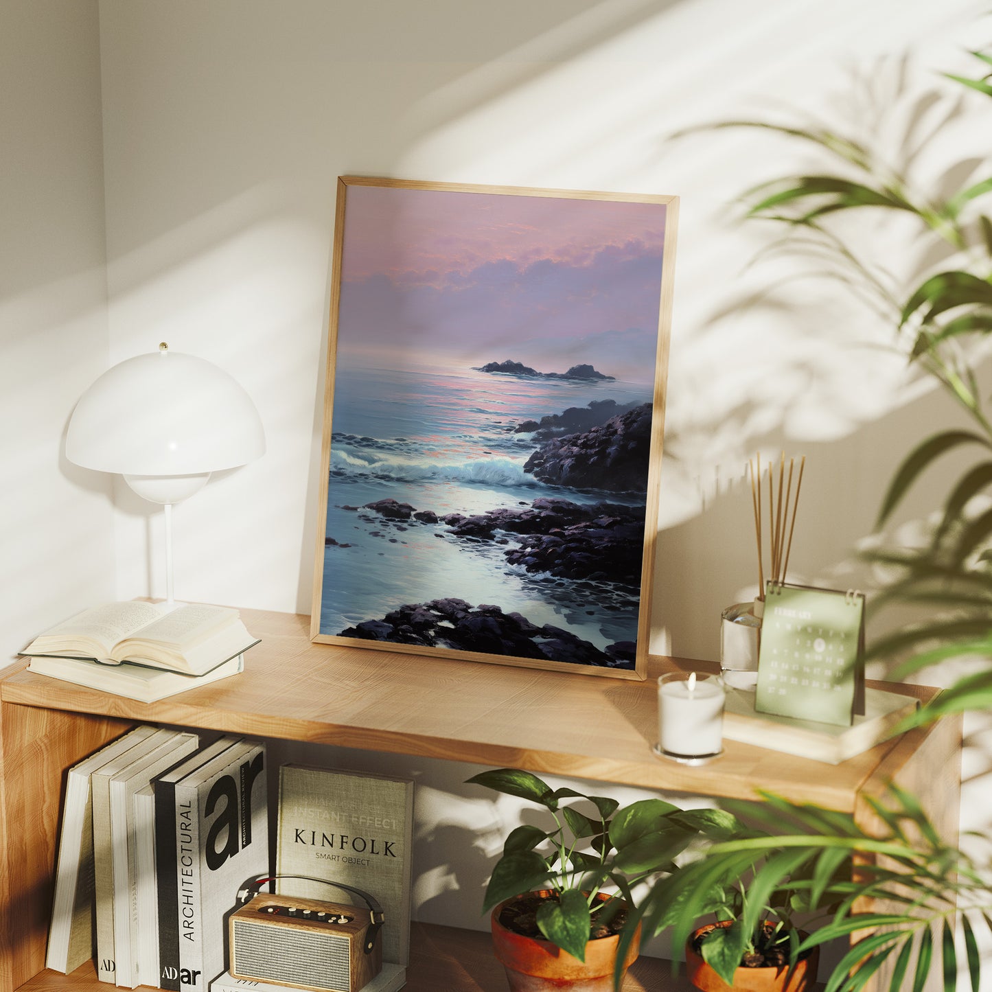 Ocean Rocks Dance At Dawn