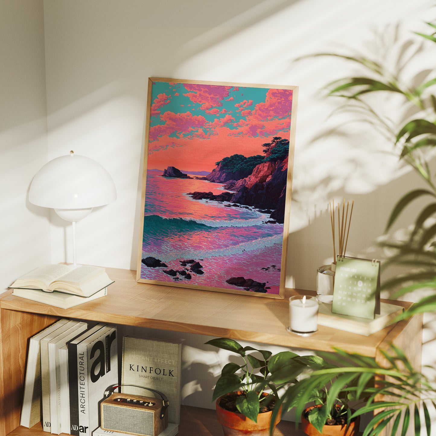 Coral Skies Paint Pacific Dreams