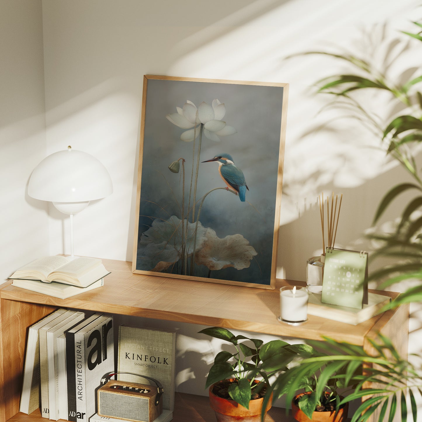 Blue Hunter Finds Morning Mist