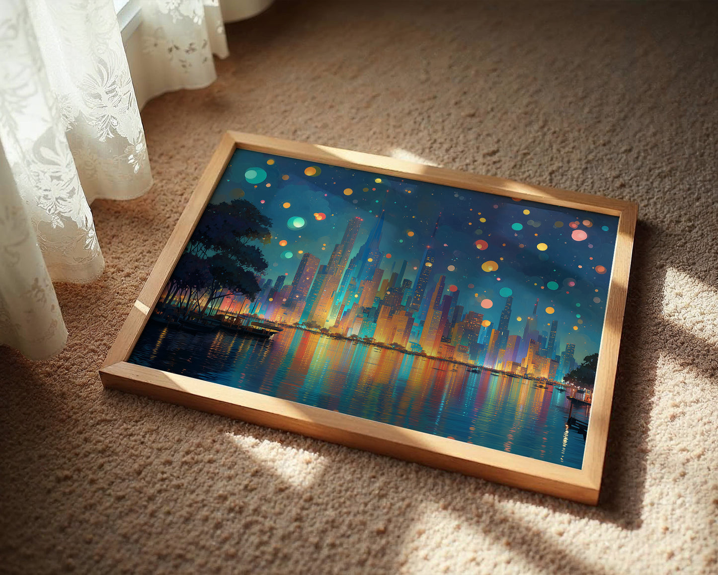 Lanterns Rise Above City Dreams