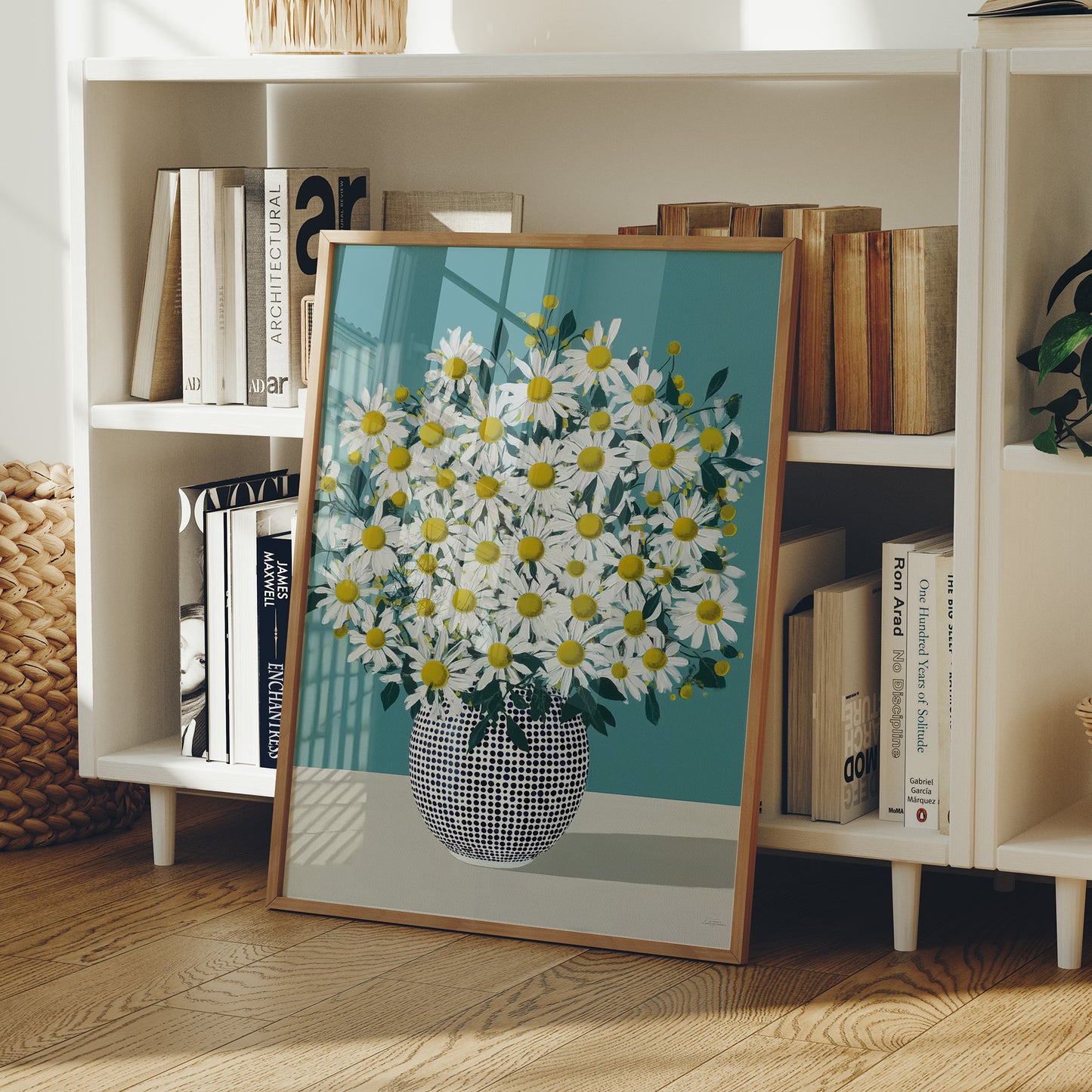 Daisies Dance In Morning Light