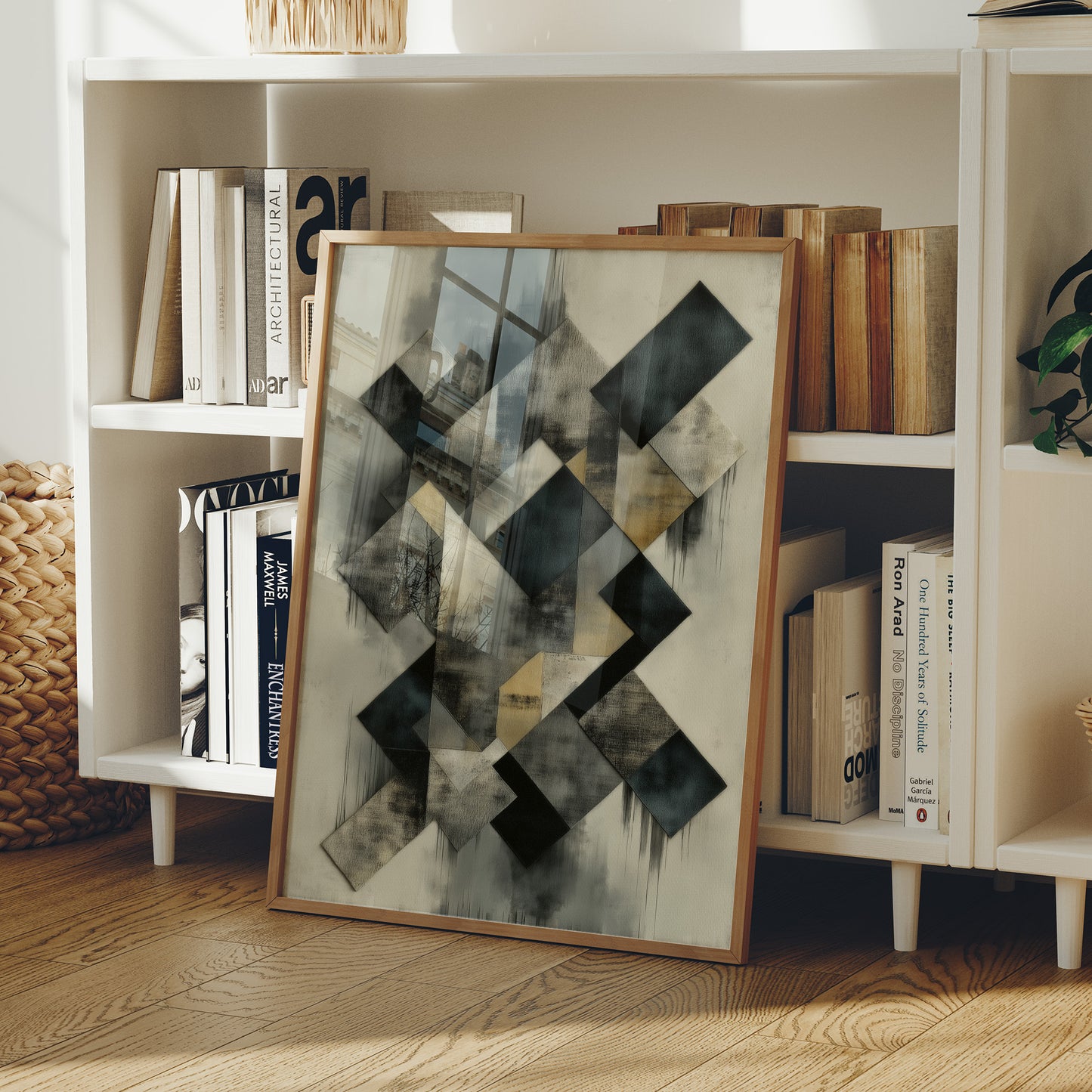 Geometric Shadows Dance At Dawn