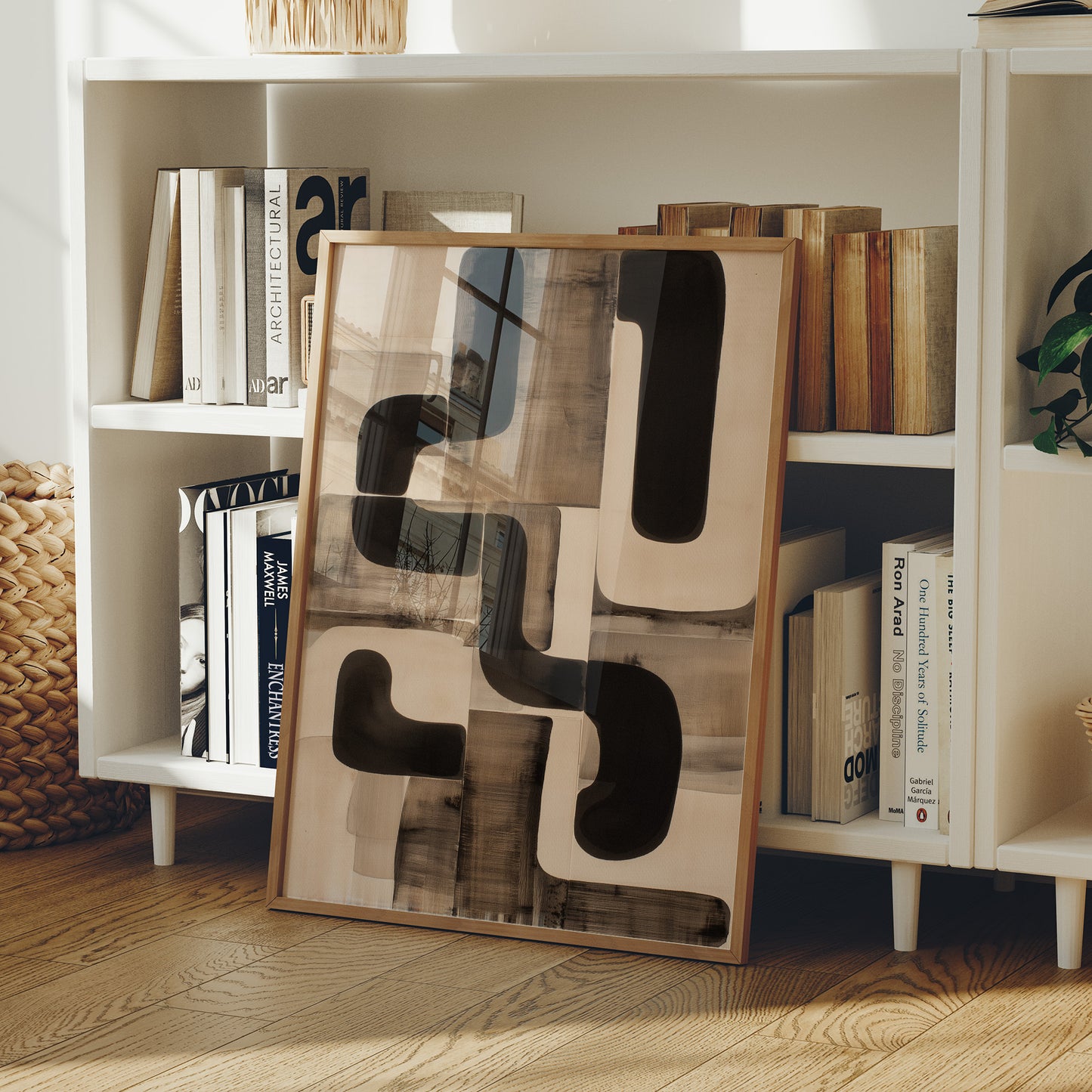 Modern Paths Cross In Neutral Light