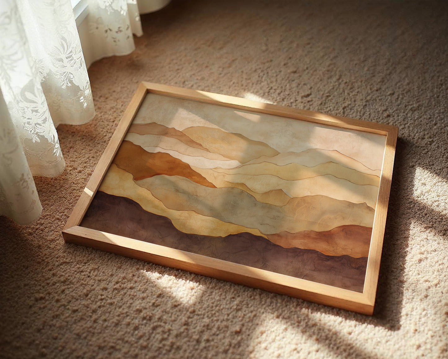 Mountains Flow Like Honey Light