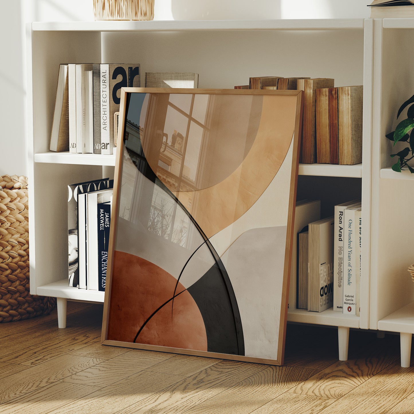 Curves Dance In Terracotta Light