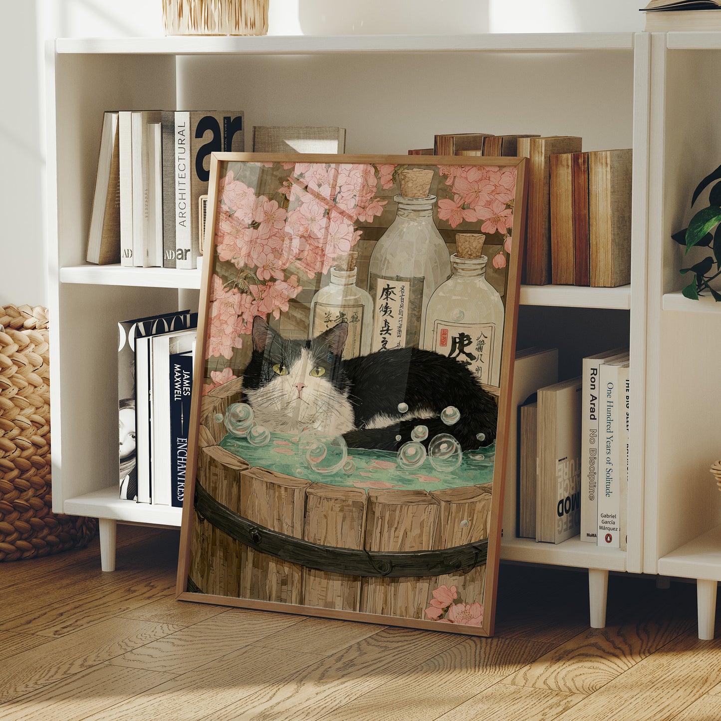 Sake Bath Under Cherry Blossoms