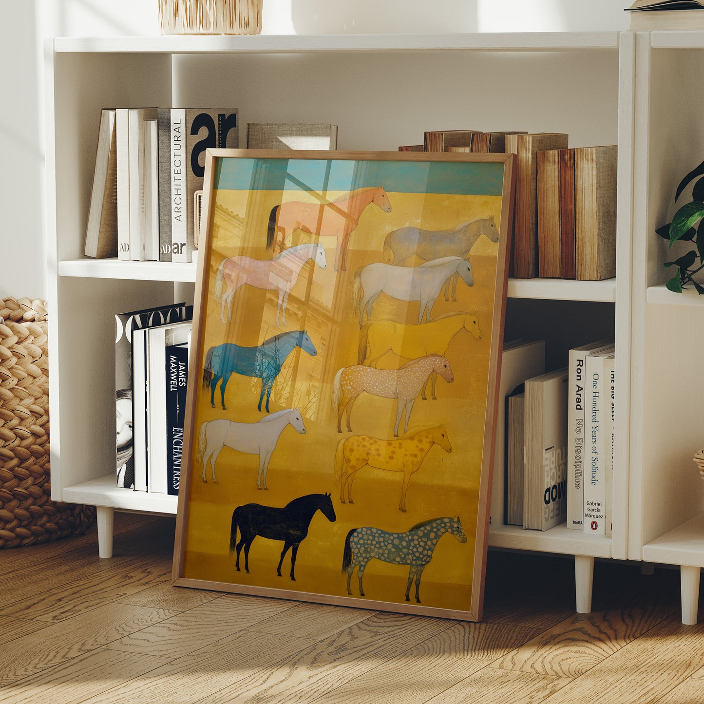 Wild Horses Meet The Golden Hour