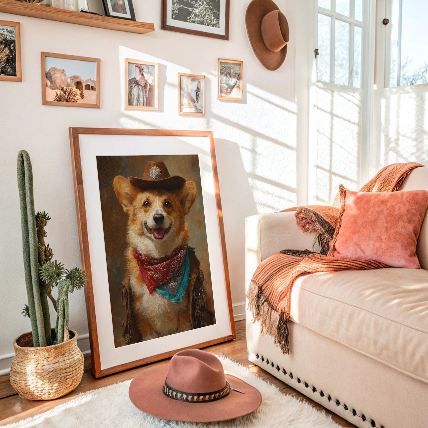 Cowboy Corgi Rules The Ranch