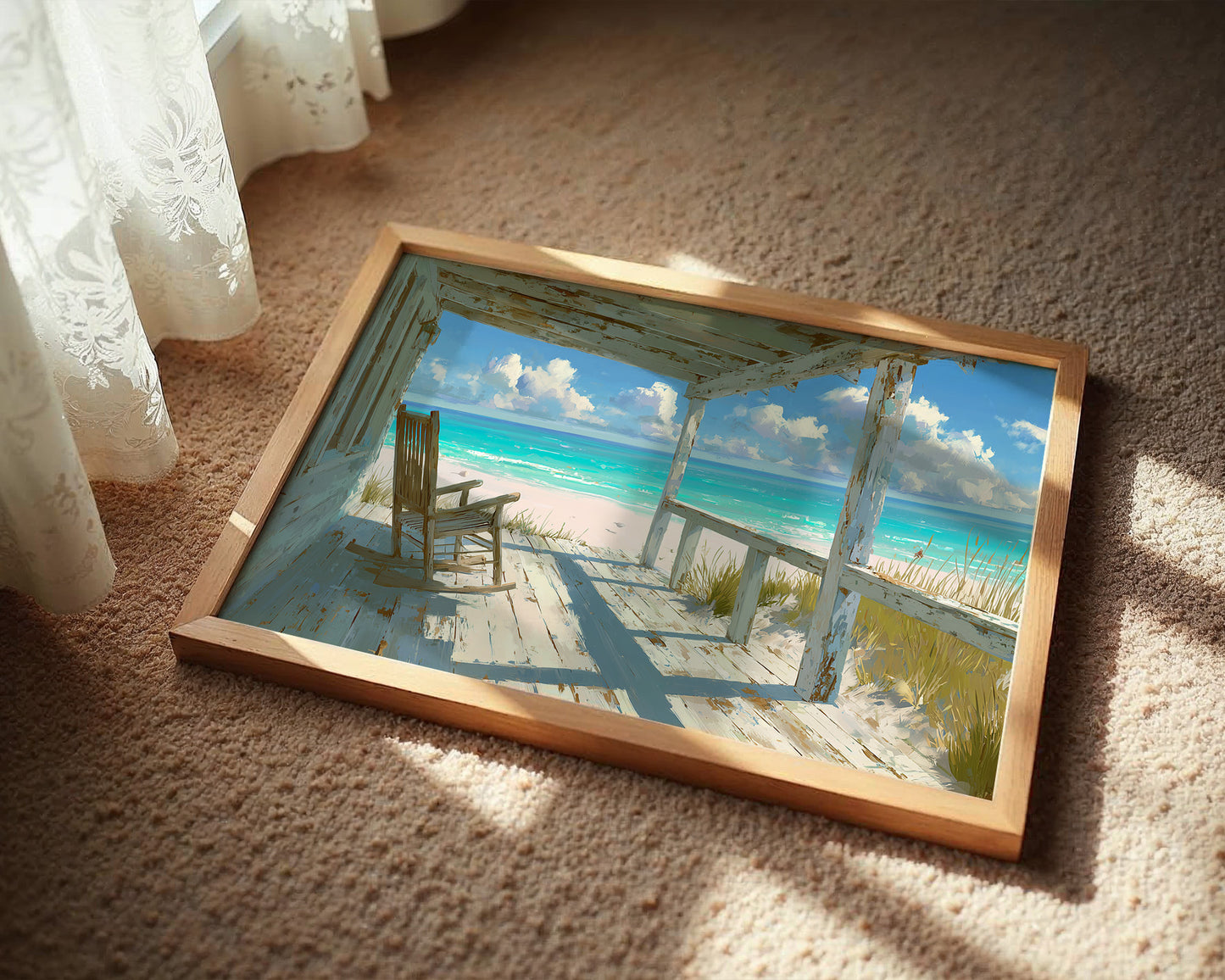 Seaside Porch Beckons Turquoise Waters