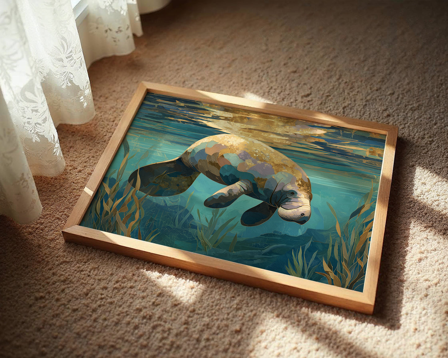 Gentle Giant In Turquoise Waters