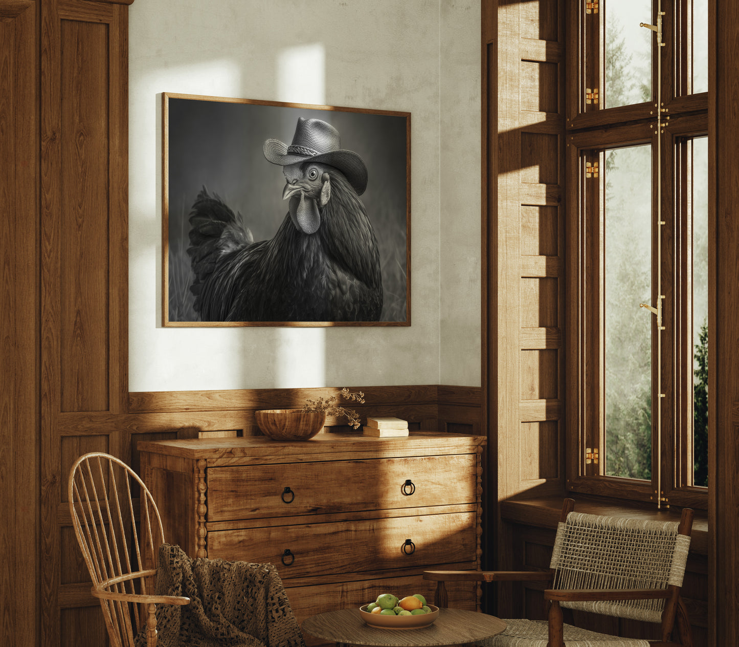 Barnyard Maverick Dons Western Flair