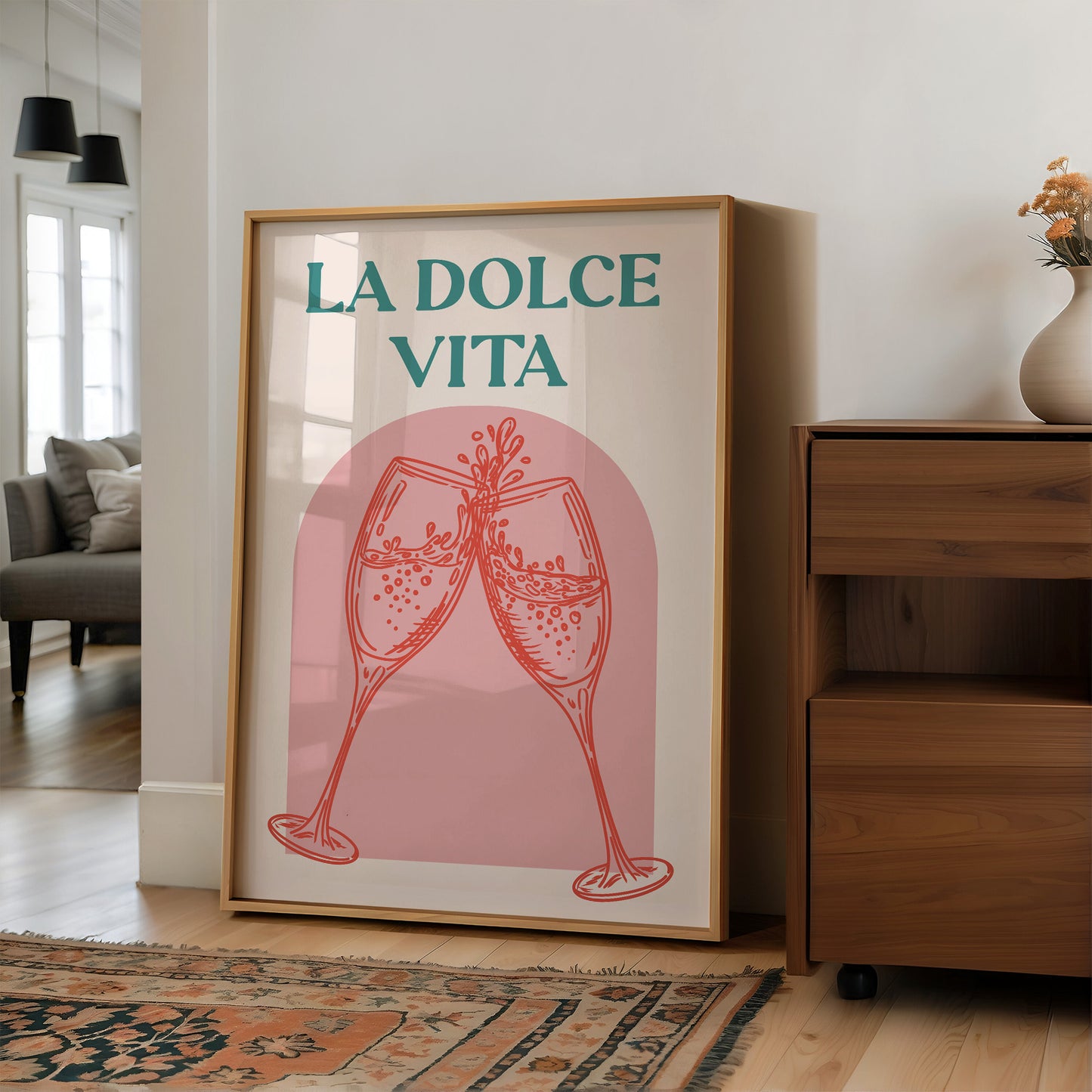La Dolce Vita Moments In Coral Embrace