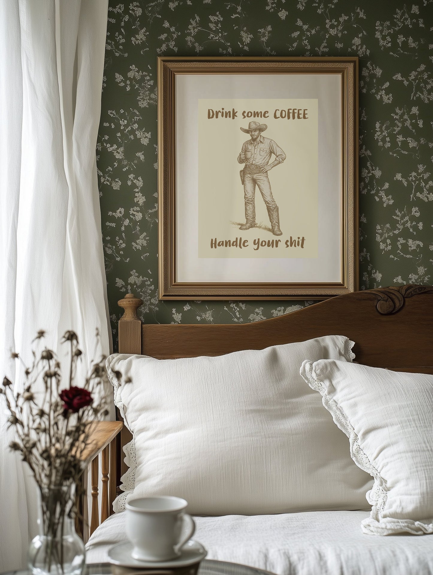 Cowboy Wisdom At Dawn