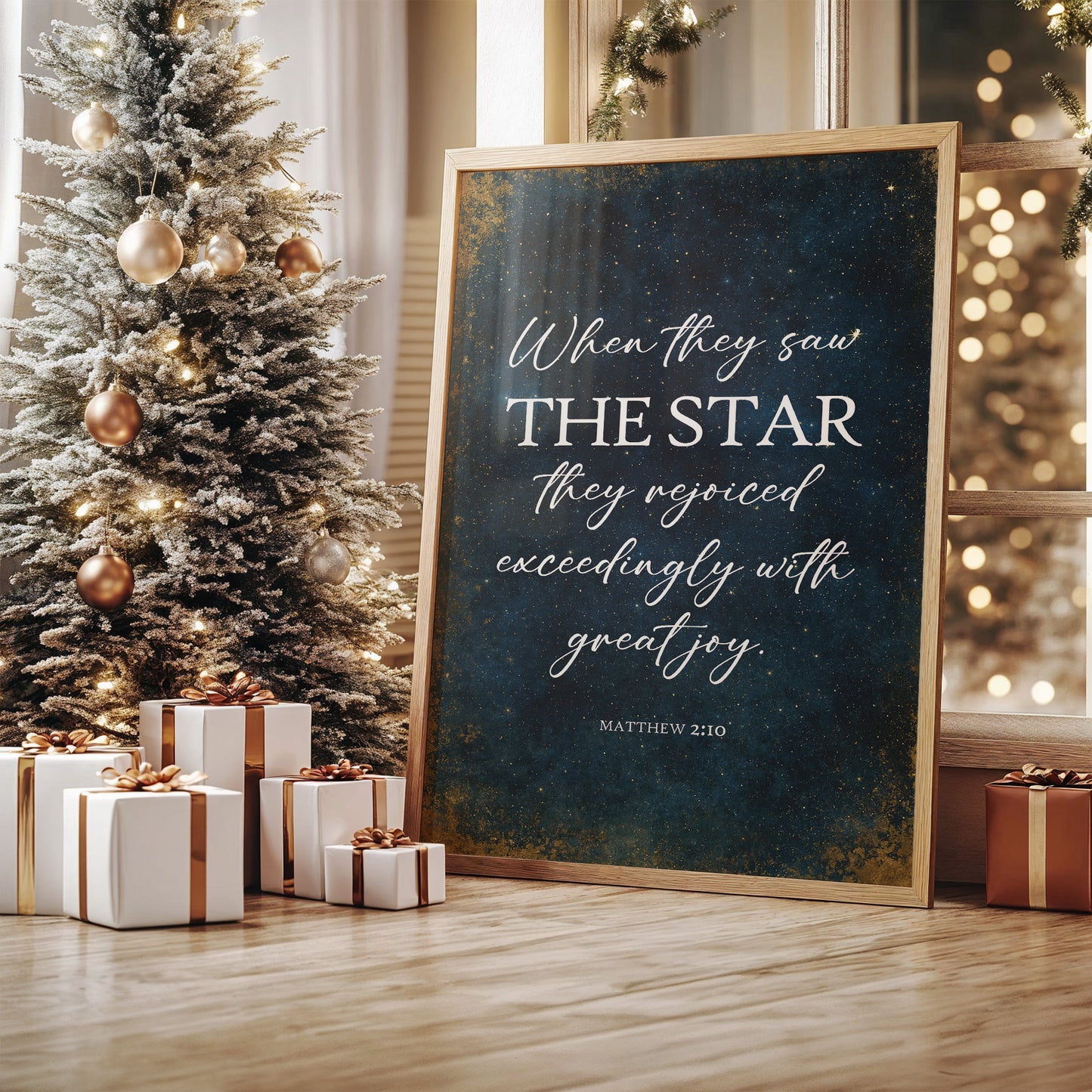 Starlit Words In Winter Glow