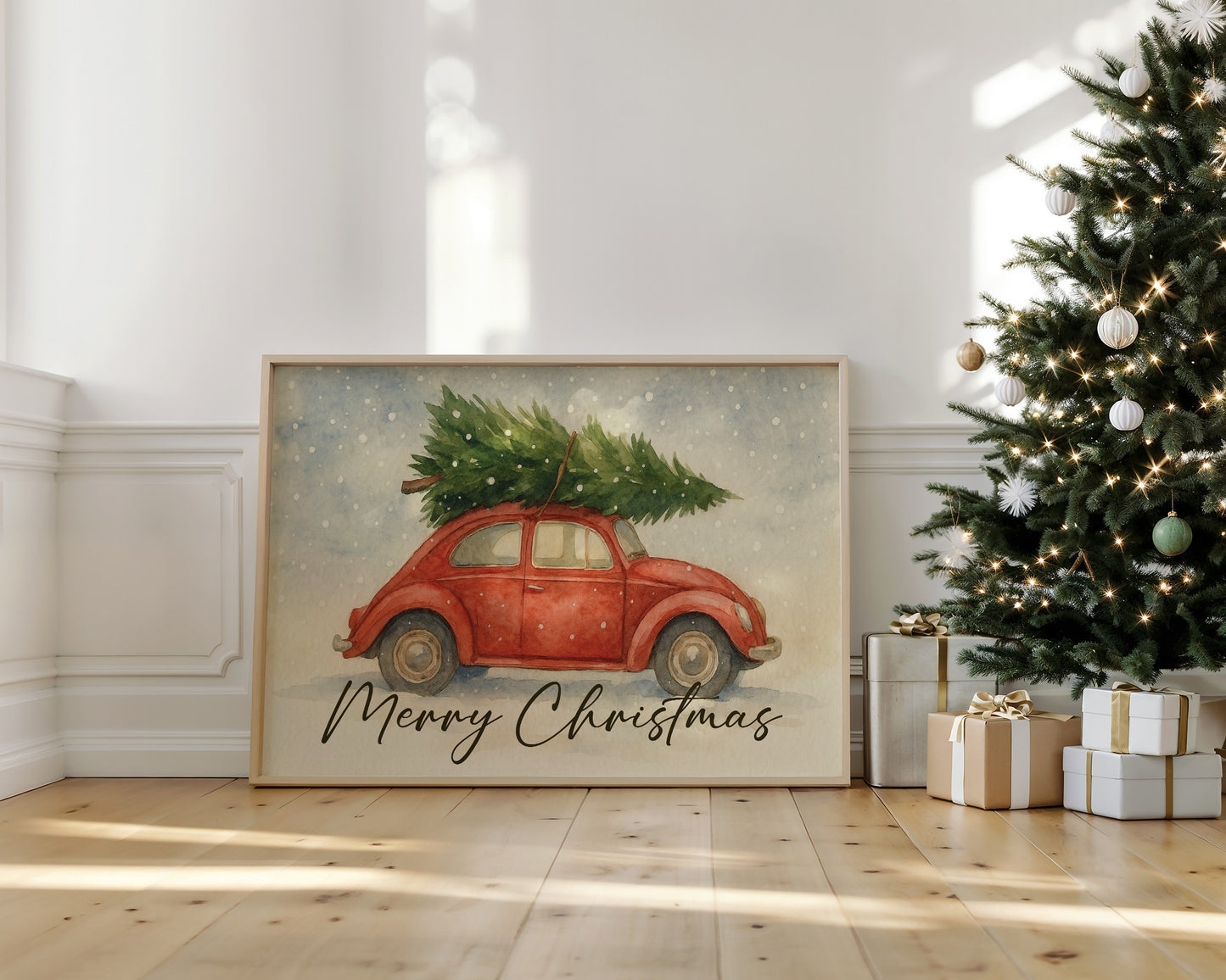 Little Red Carries Winter Joy