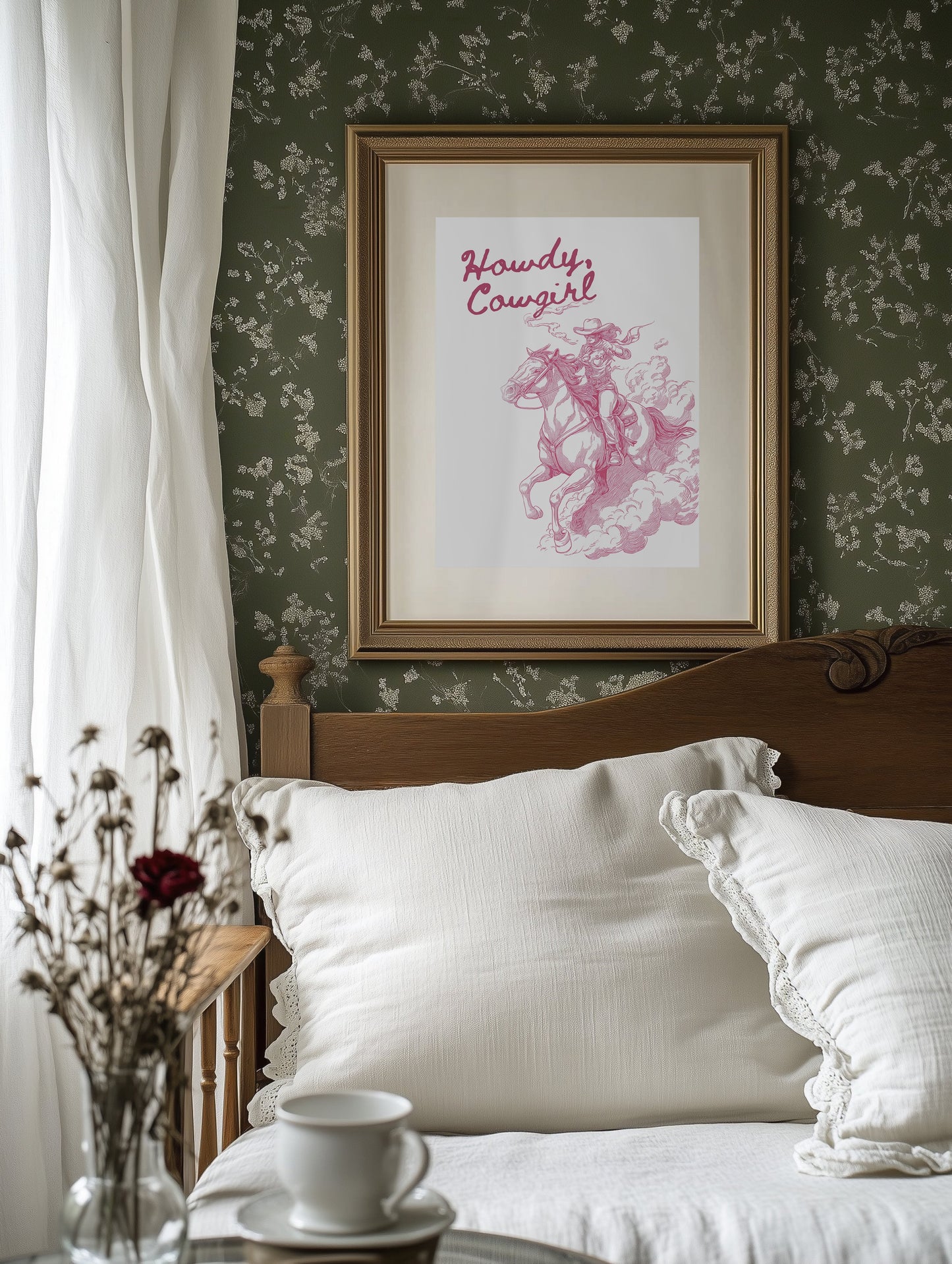 Pink Dust On Frontier Trails