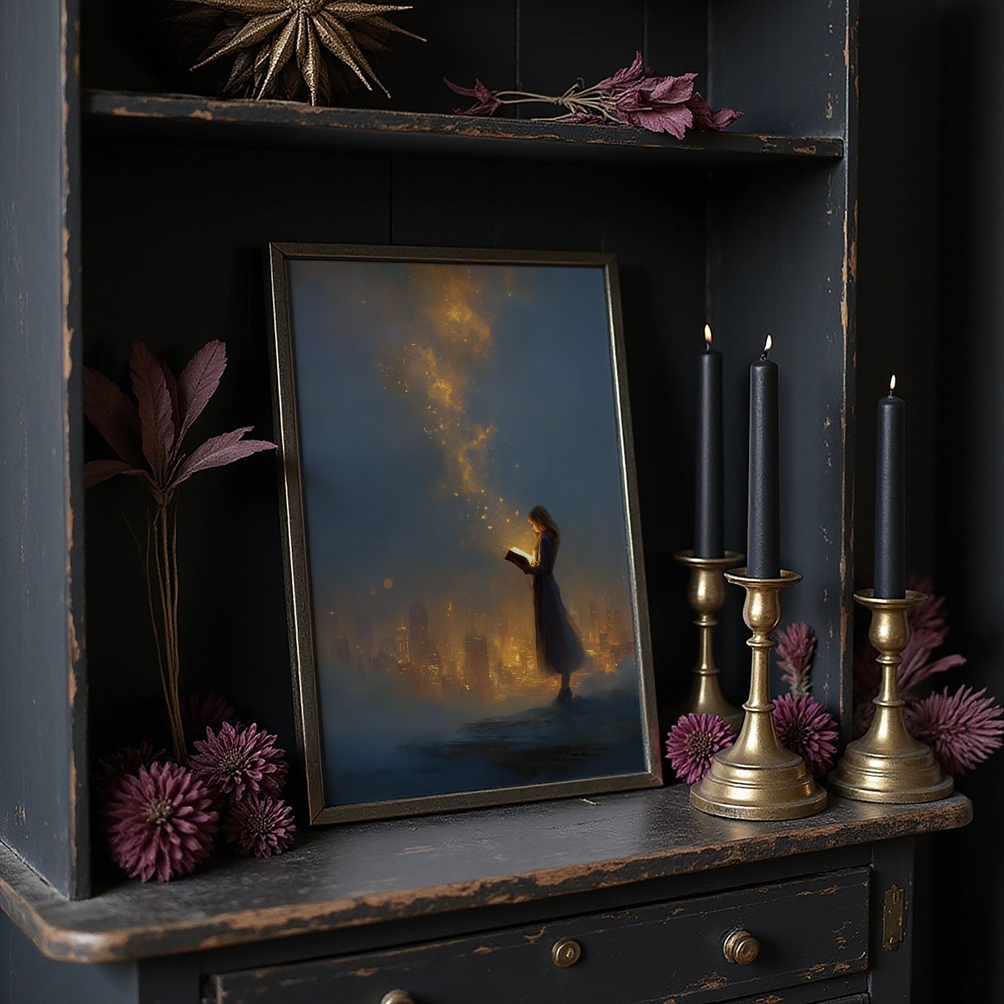 Words Ignite Golden Galaxies