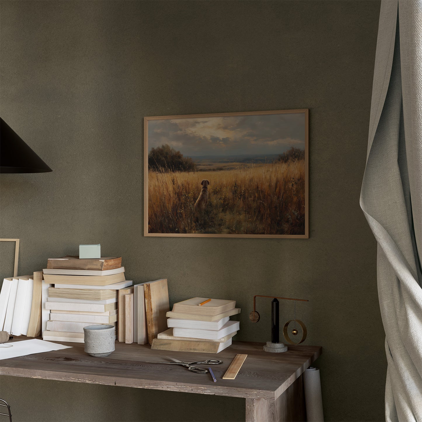 Faithful Friend Awaits The Horizon