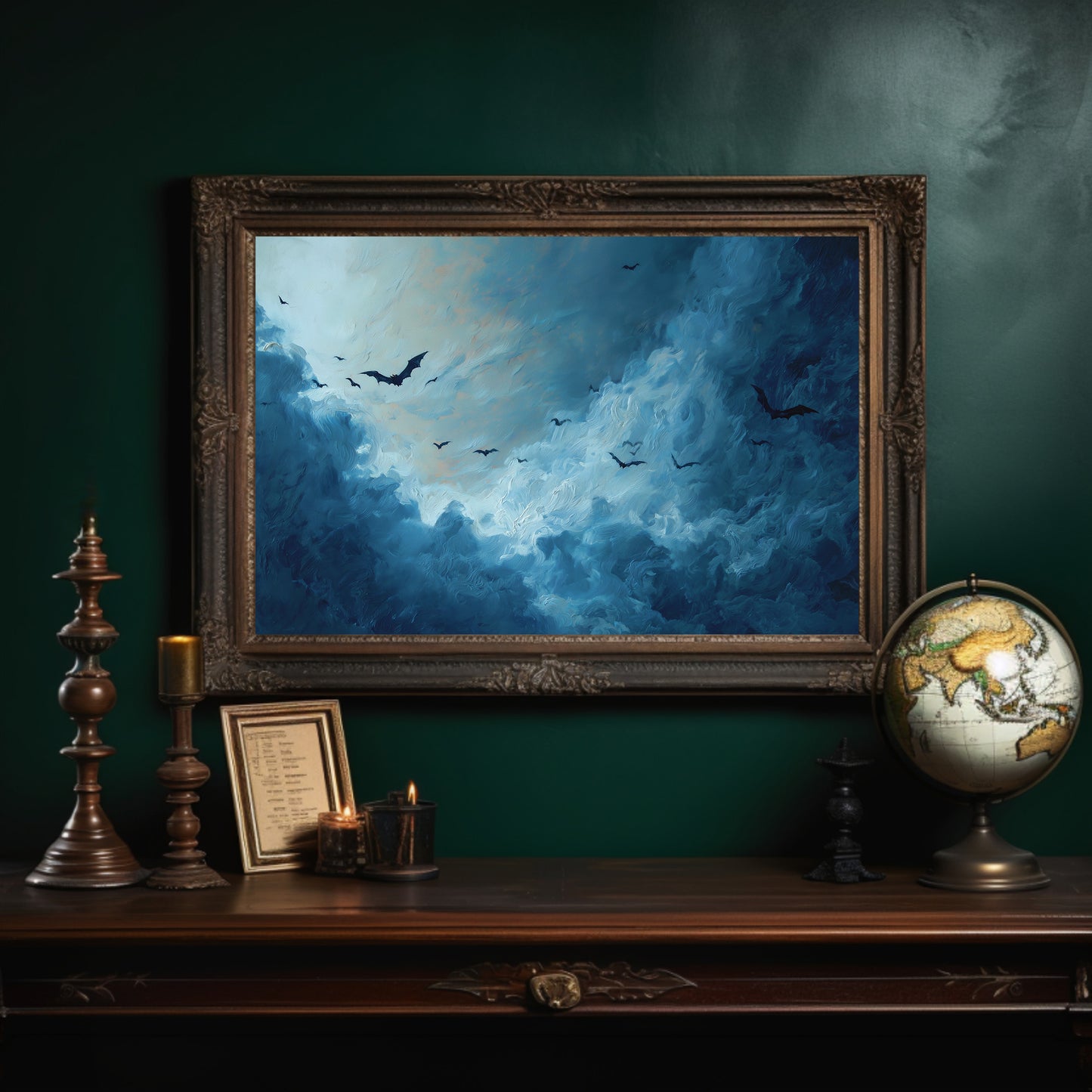Birds Dance Through Storm Clouds