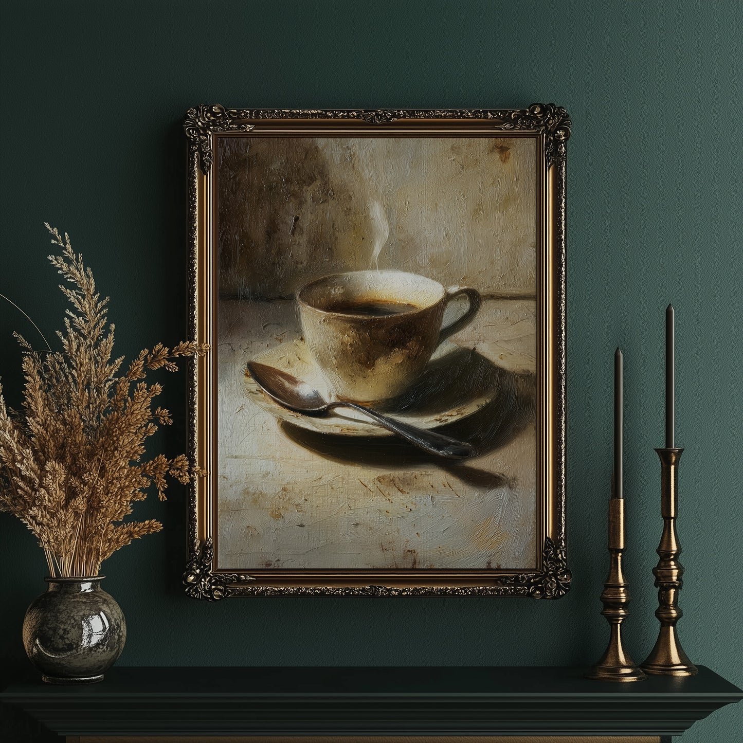 Morning Ritual In Warm Light