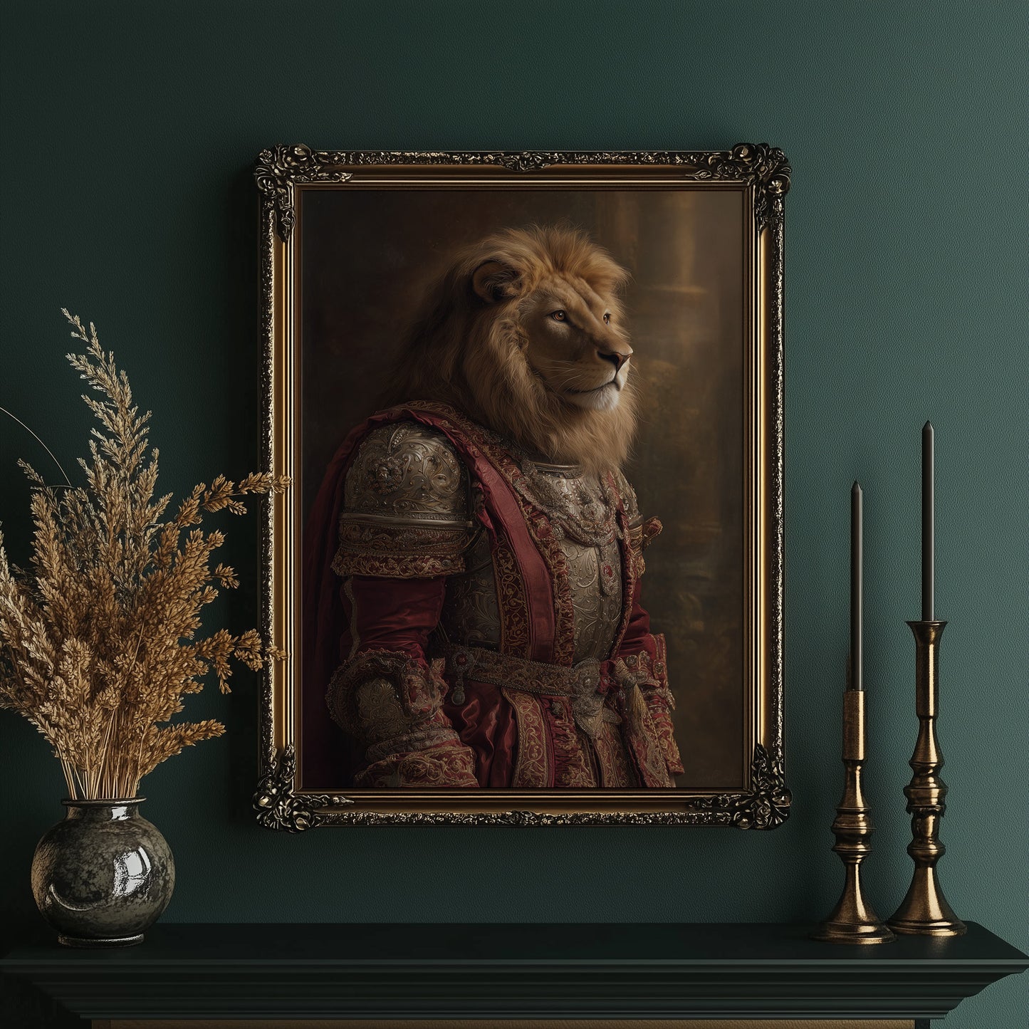 Noble Mane In Royal Attire