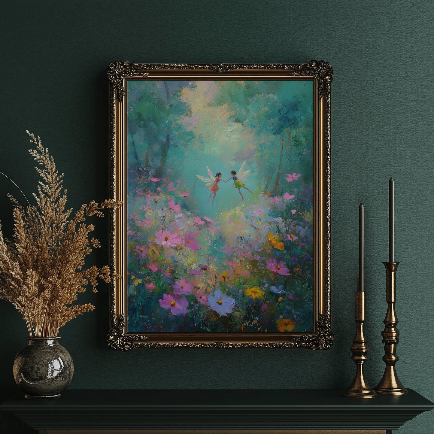 Fairies Meet Among Wild Blooms