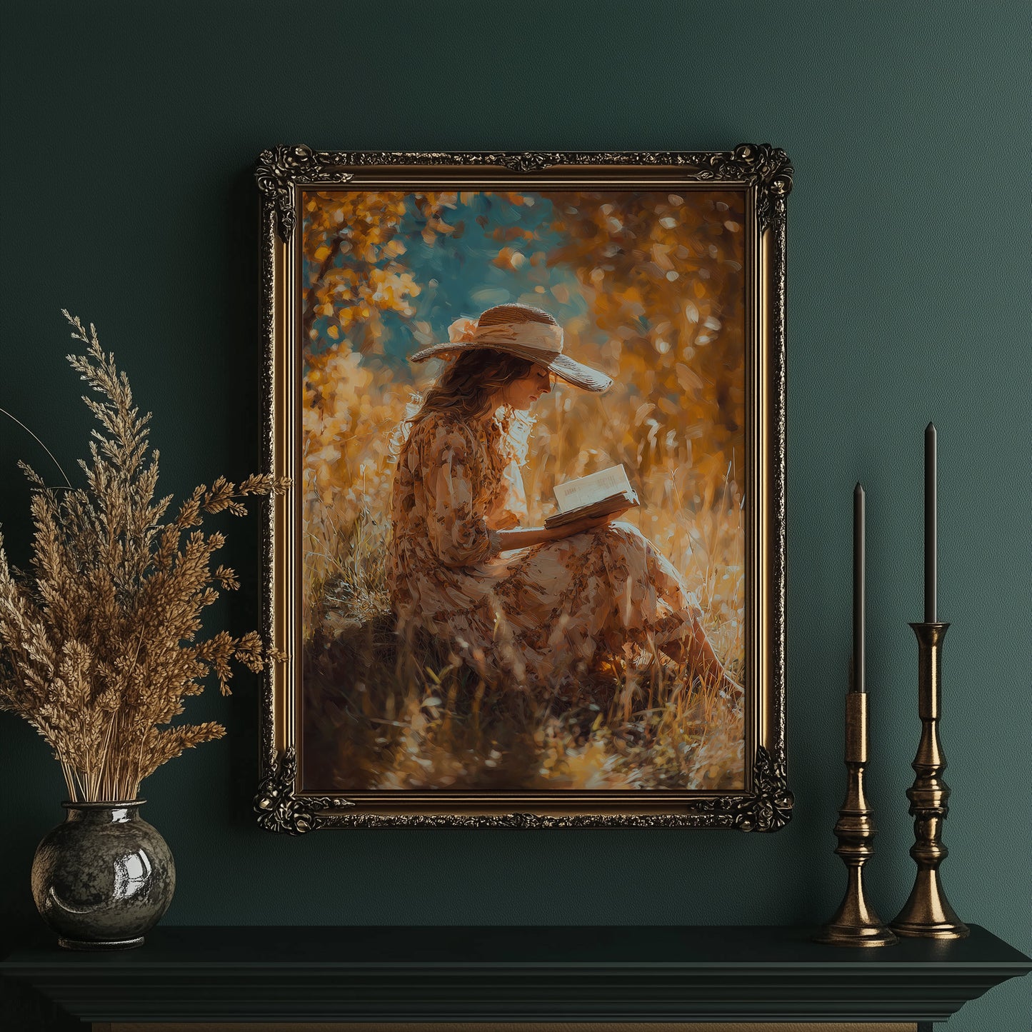 Golden Hour Among Forgotten Pages