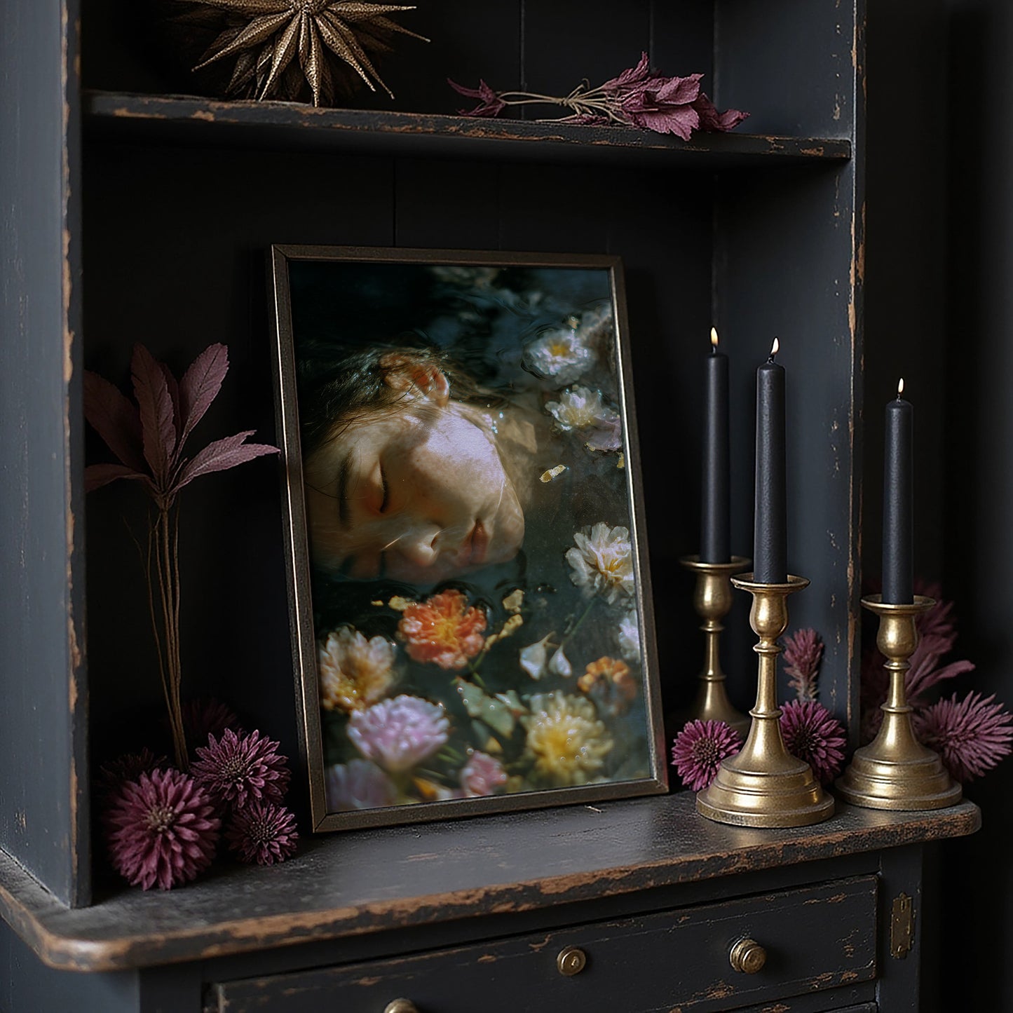 Floating Between Bloom And Sleep