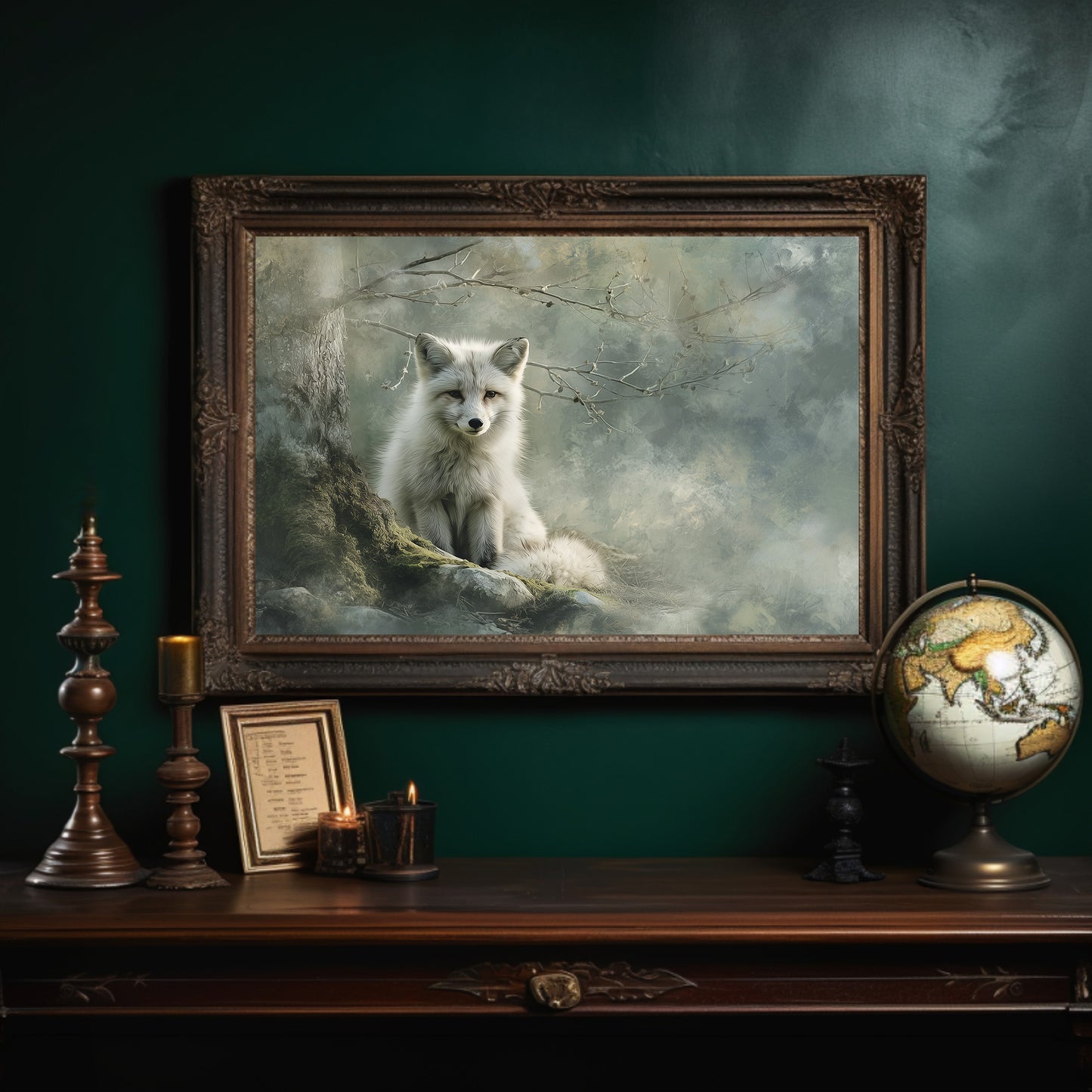 Arctic Tales Between Wooden Shelves