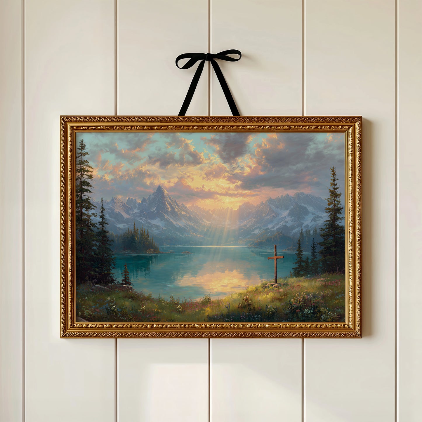 Tranquil Waters Reflect Heaven's Glow