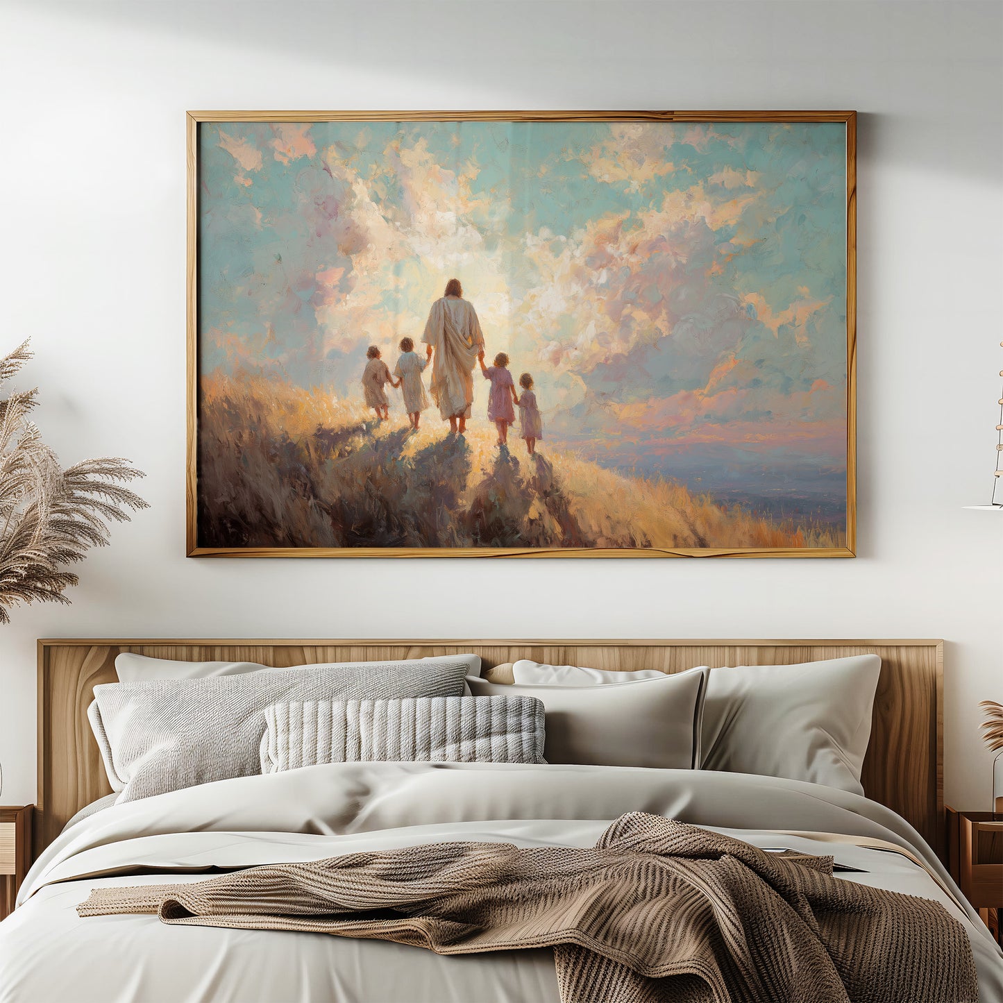 Walking Into Heaven's Painted Light