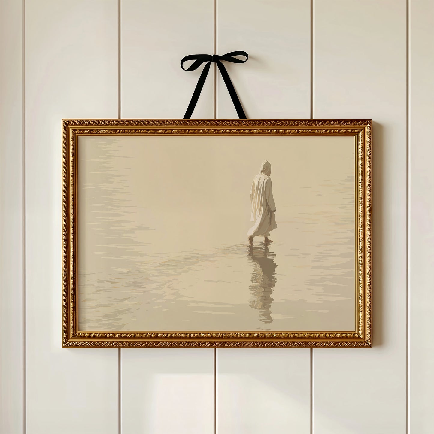 Solitary Path Across Still Waters