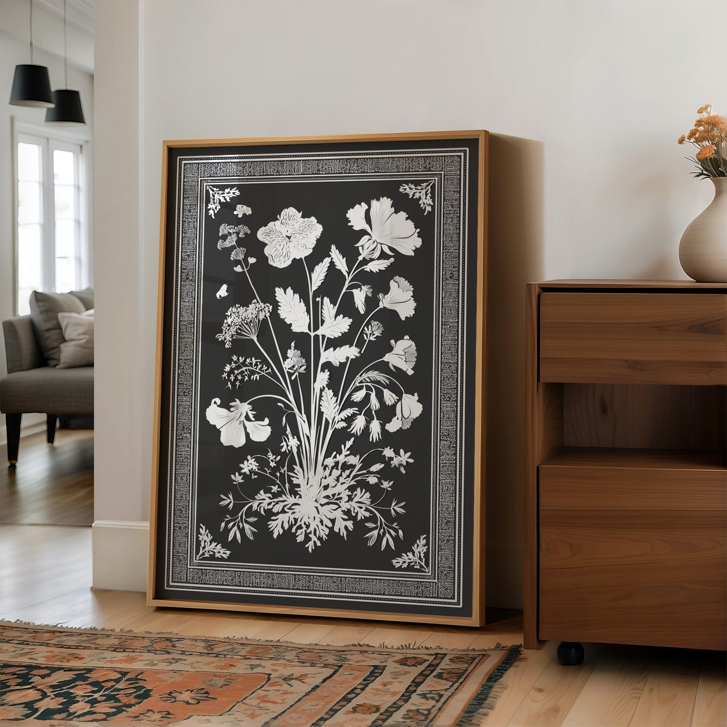 Botanist's Journal In Negative Space