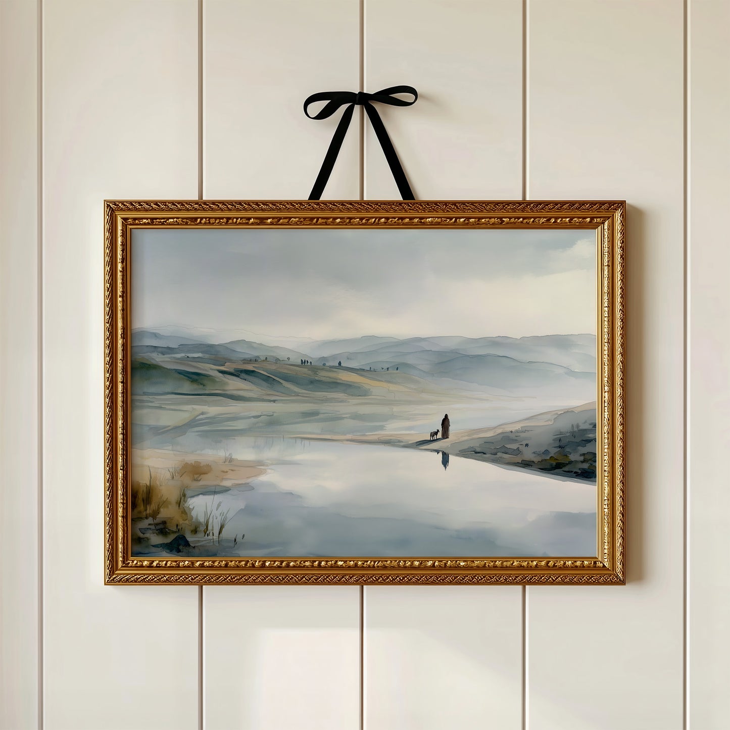 Solitude By The Misty Lake