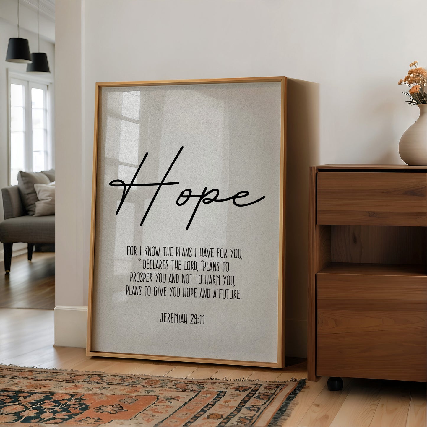 Promises Rest On Wooden Tables