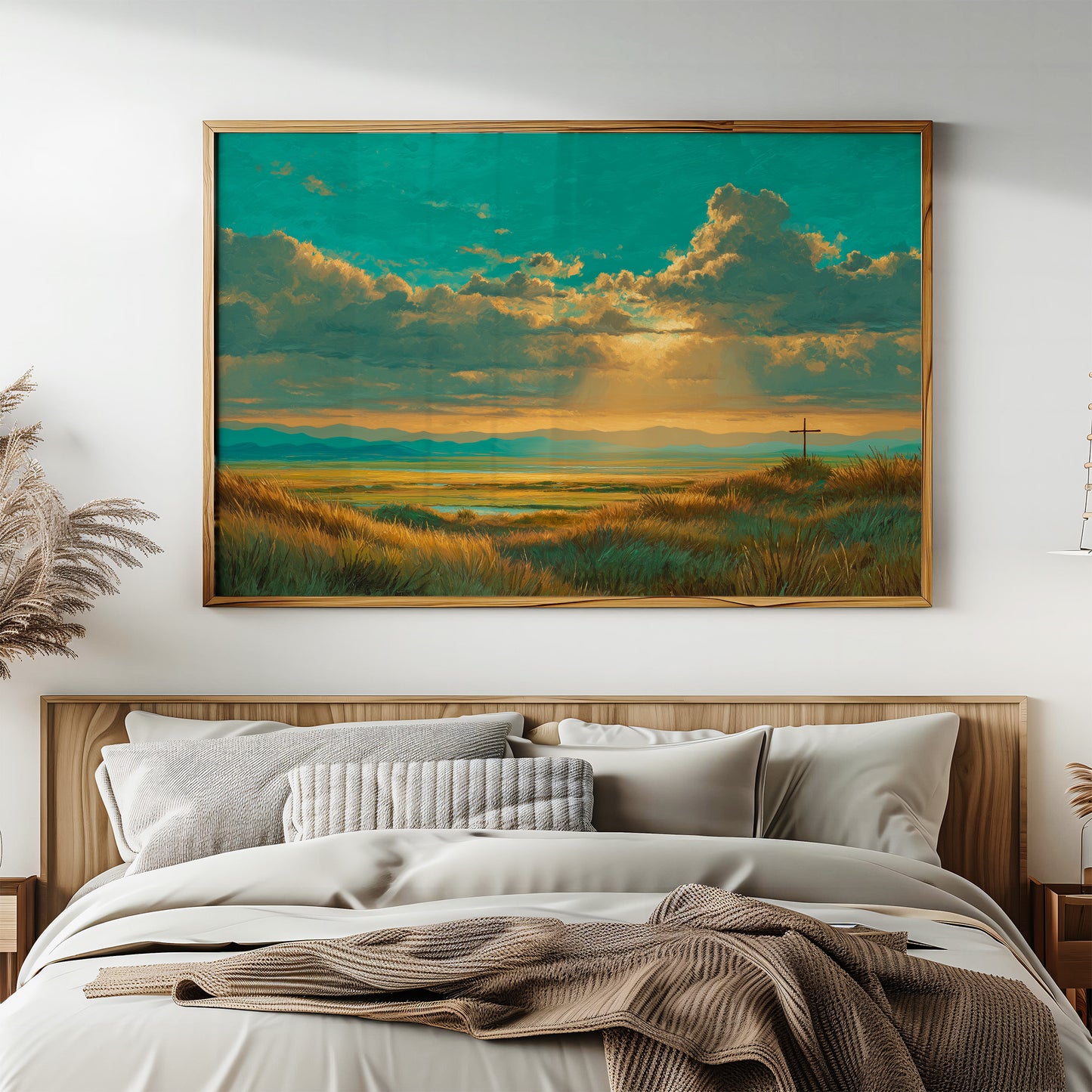 Emerald Skies Over Sacred Plains