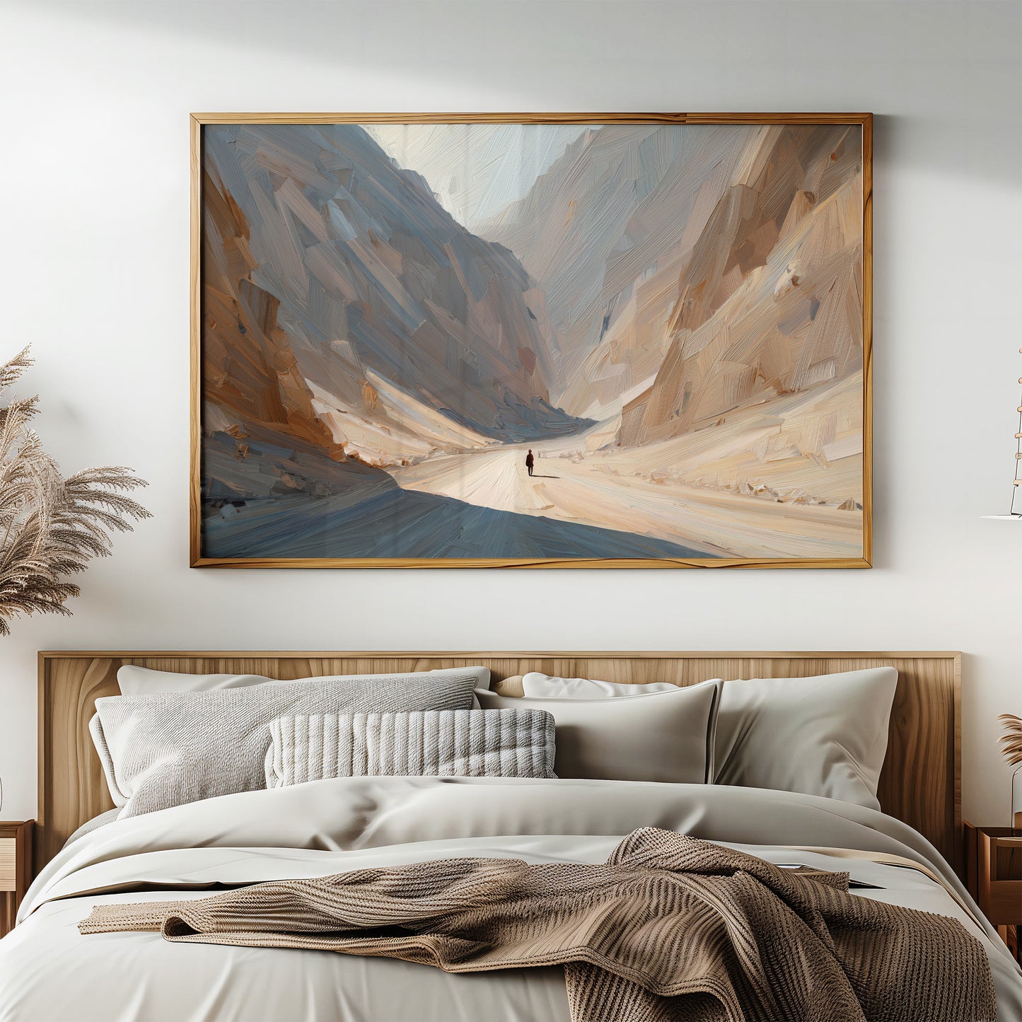 Solitude Among Towering Canyon Walls